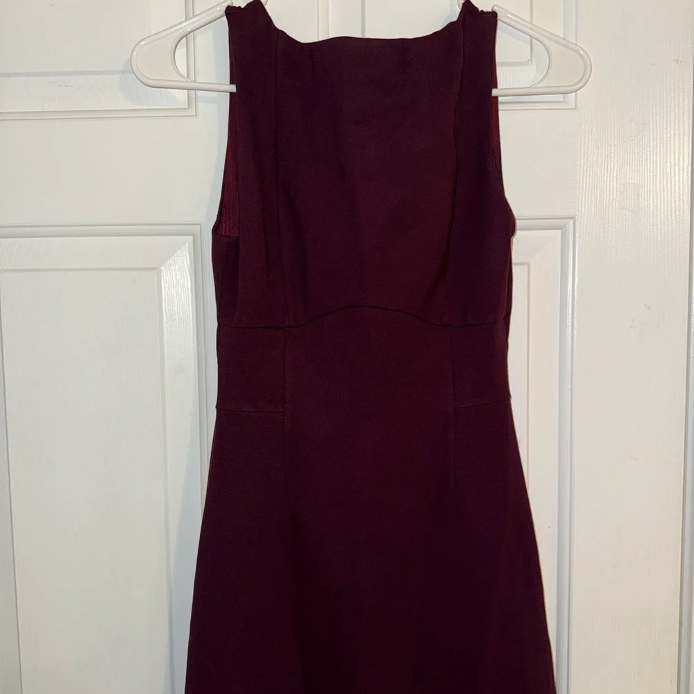 Fashion Nova Taylor Backless A Line Maxi Dress Deep Purple Maxi Dress- Size XS - Picture 4 of 10